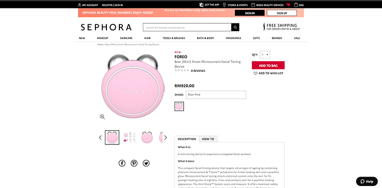 Sephora_Foreo Bear (Mini)