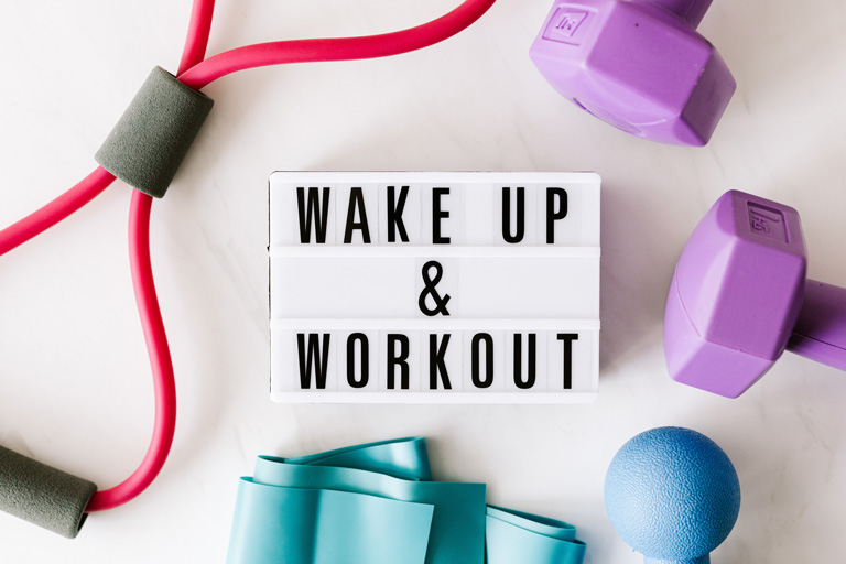 Tetapkan matlamat wake up and workout