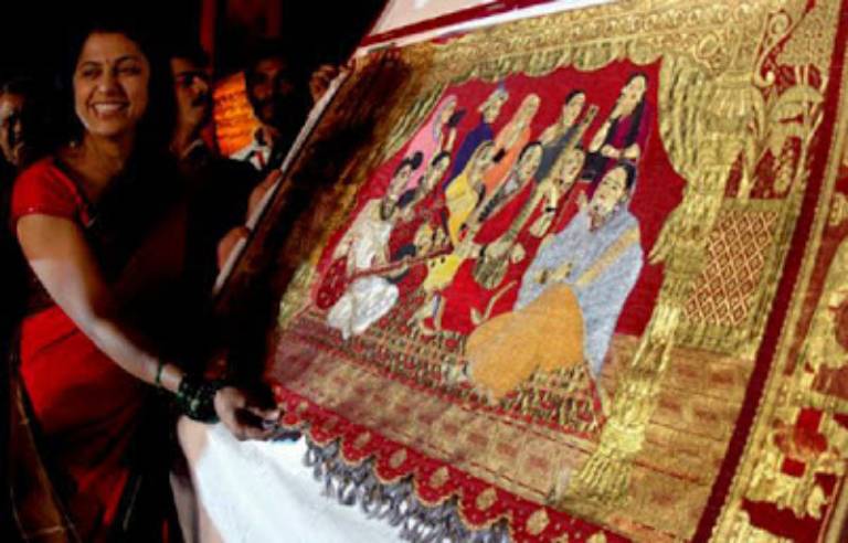 Most Expensive Saree in the World inugeration