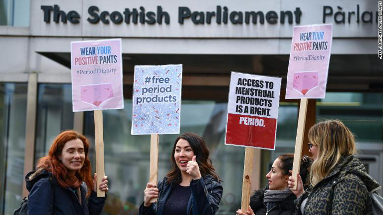 scotland-period-poverty-protest