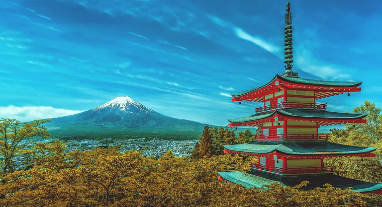 japan-pagoda-fuji-volcano