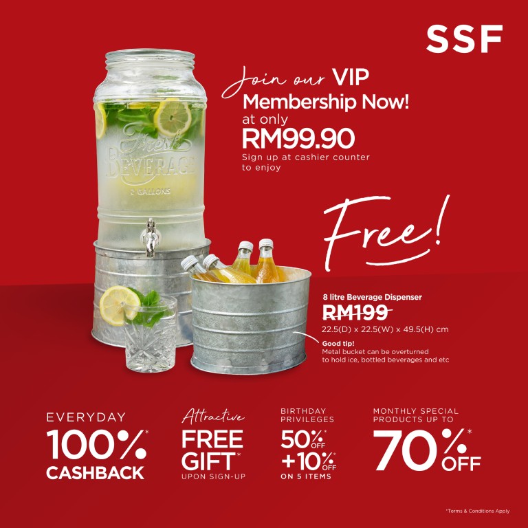 SSF VIP Membership + Benefit