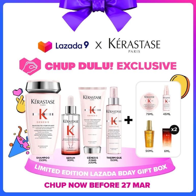 Lazada 9 x Kerastase Chup Dulu Exclusive