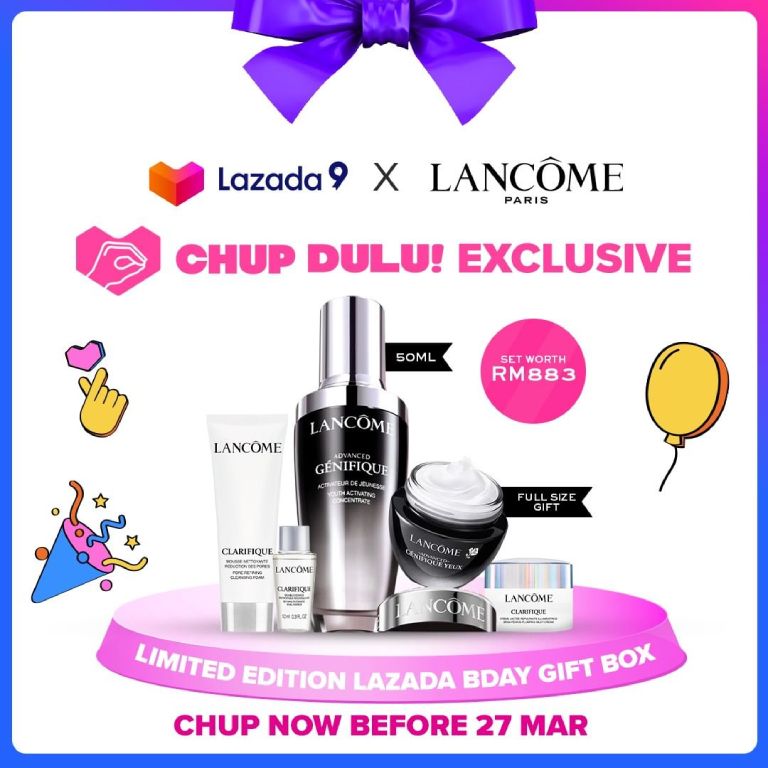 Lazada 9 x Lancome Chup Dulu Exclusive