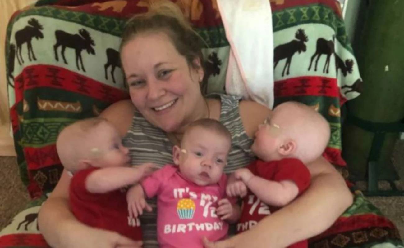 Lahirkan Bayi Kembar Tiga  Selang Lima Hari Wanita Ini 