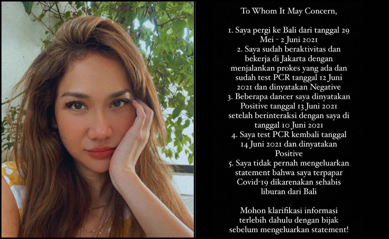 Didakwa Positif Covid-19 Kerana Bercuti Di Bali, Bunga Citra Lestari Tampil Perjelas Perkara Sebenar