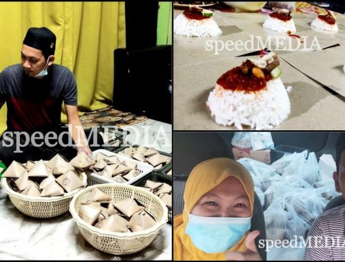 Ikhtiar Bertahan Ketika Pandemik, Rahmah Kamaruzaman dan Mohamad Faez Zakaria Jual Nasi Lemak Ikan Aya RM1