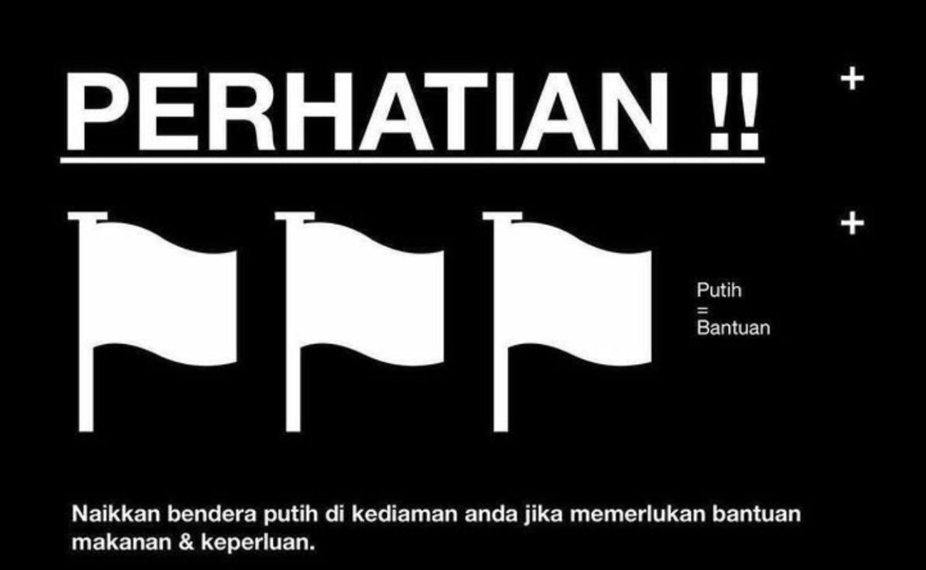 Jangan Malu Kibarkan Bendera Putih Minta Bantuan, Sedikit Sebanyak Dapat Kurangkan Beban