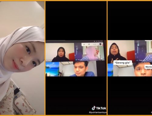 Gadis Tanggung Malu Gara-Gara Lupa Tutup Mic Ketika Online Class