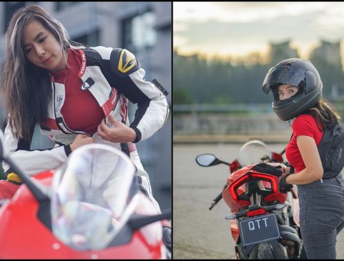 Handal Kendali Motosikal Berkuasa Tinggi, Yulina Tan Jade Kacukan Cina Jepun Buka Mata Ramai Orang