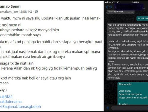Jual Nasi Lemak Murah, Peniaga Ini Terima Ugutan Daripada Pesaing