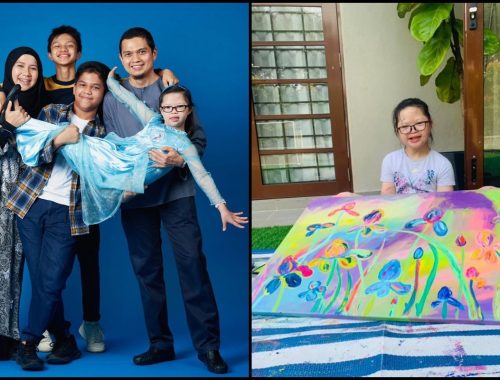 Kanak-Kanak Down Syndrome Maryam Khairul Anuar Berjaya Kutip RM80, 000 Hasil Karya Seni Luar Biasa