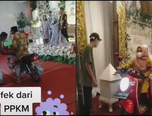 Konsep Perkahwinan Pandu Lalu Viral Di Indonesia