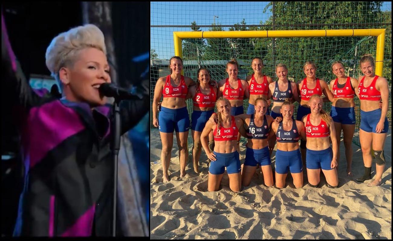 Pink Sanggup Bayar Denda Pasukan Norway Kerana Enggan Pakai Seluar Bikini