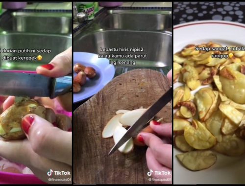 Rupanya Biji Durian Boleh Dijadikan Kerepek