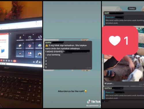 Tak Hadir Kelas Online Sebab Urus Kambing, Pensyarah Siap Minta Selfie Dengan Kambing