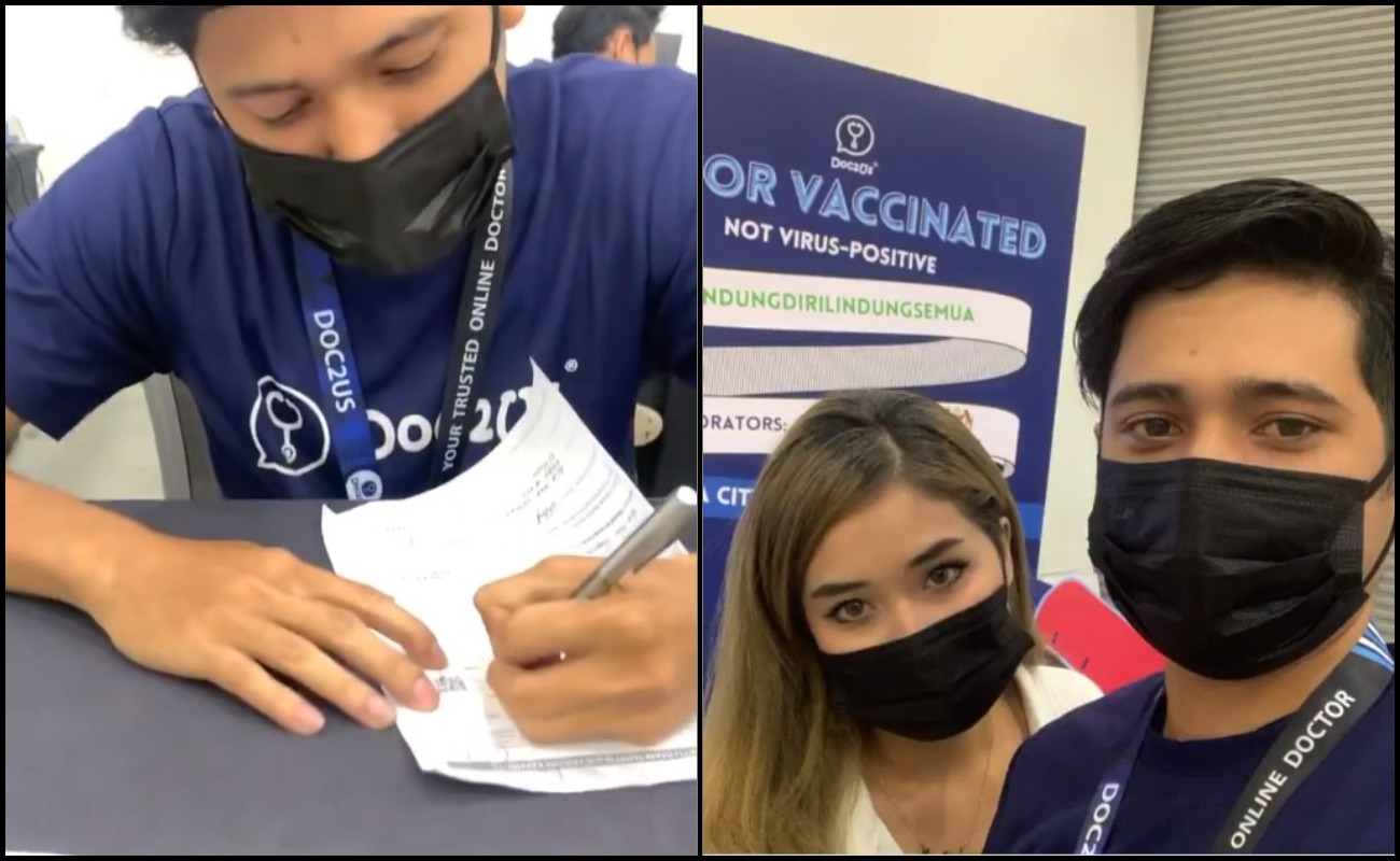 Terjumpa Bekas Isteri Semasa Vaksin