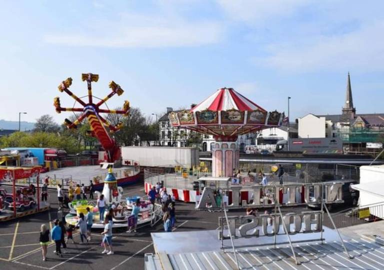 The 'Planet Fun' fair is due to be taking place until mid-August