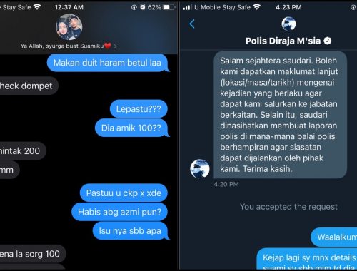 Wanita Bengang Polis ‘Pau’ Suami RM200 Dengan Alasan Tak Munasabah