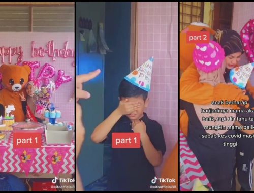 Ibu Sanggup Berpanas Pakai Kostum Demi Buat Kejutan Di Hari Istimewa Anak