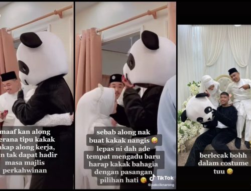 Abang Sulung Tipu Tidak Boleh Hadir Majlis Perkahwinan Adik, Akhirnya Muncul DalaKostum