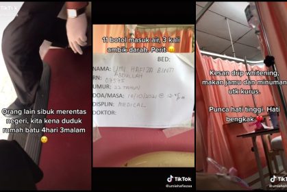 Derita Bengkak Hati Kerana ‘Whitening Drip’, Wanita Ini Insaf