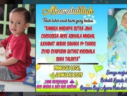 Nama Anak Sampai 19 Perkataan, Bapa Budak Ini Hantar Surat Kepada Presiden