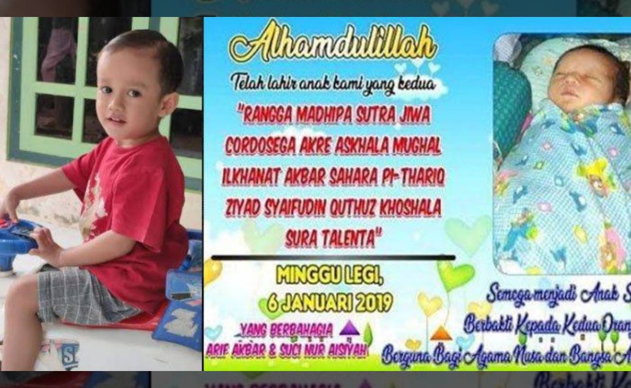 Nama Anak Sampai 19 Perkataan, Bapa Budak Ini Hantar Surat Kepada Presiden