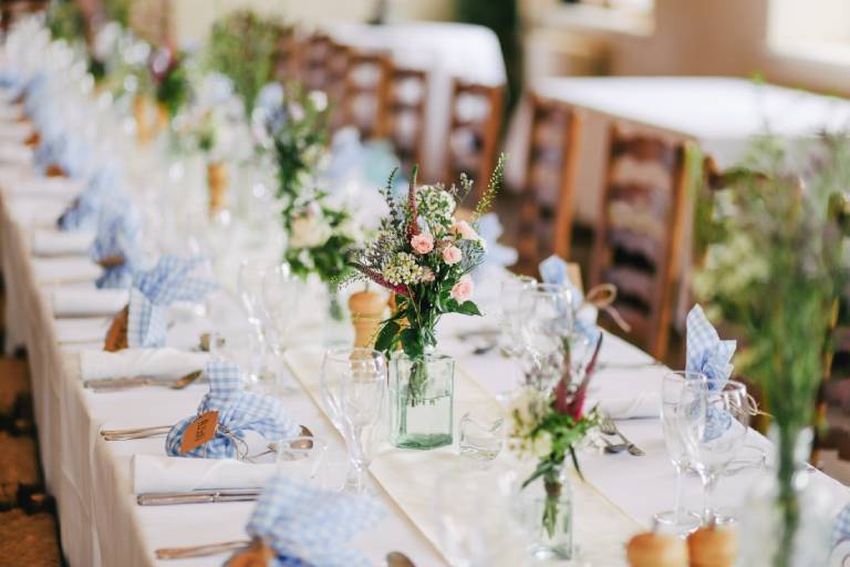 Wedding Dinner Table Flower