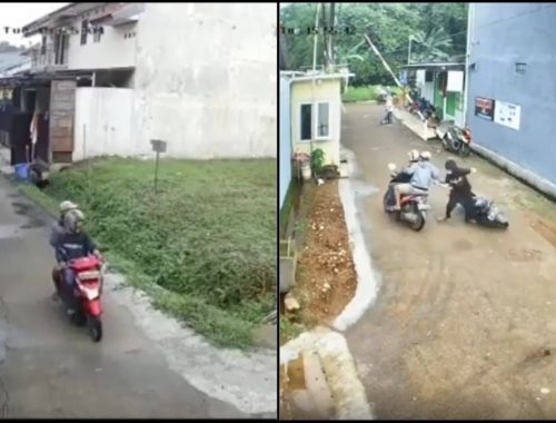 Aksi Berani Dua Wanita Kejar Peragut Dirakam CCTV