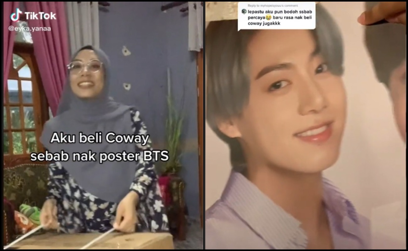 Dituduh Pentaksub Gara-Gara Beli Penapis Udara Coway Demi Poster BTS