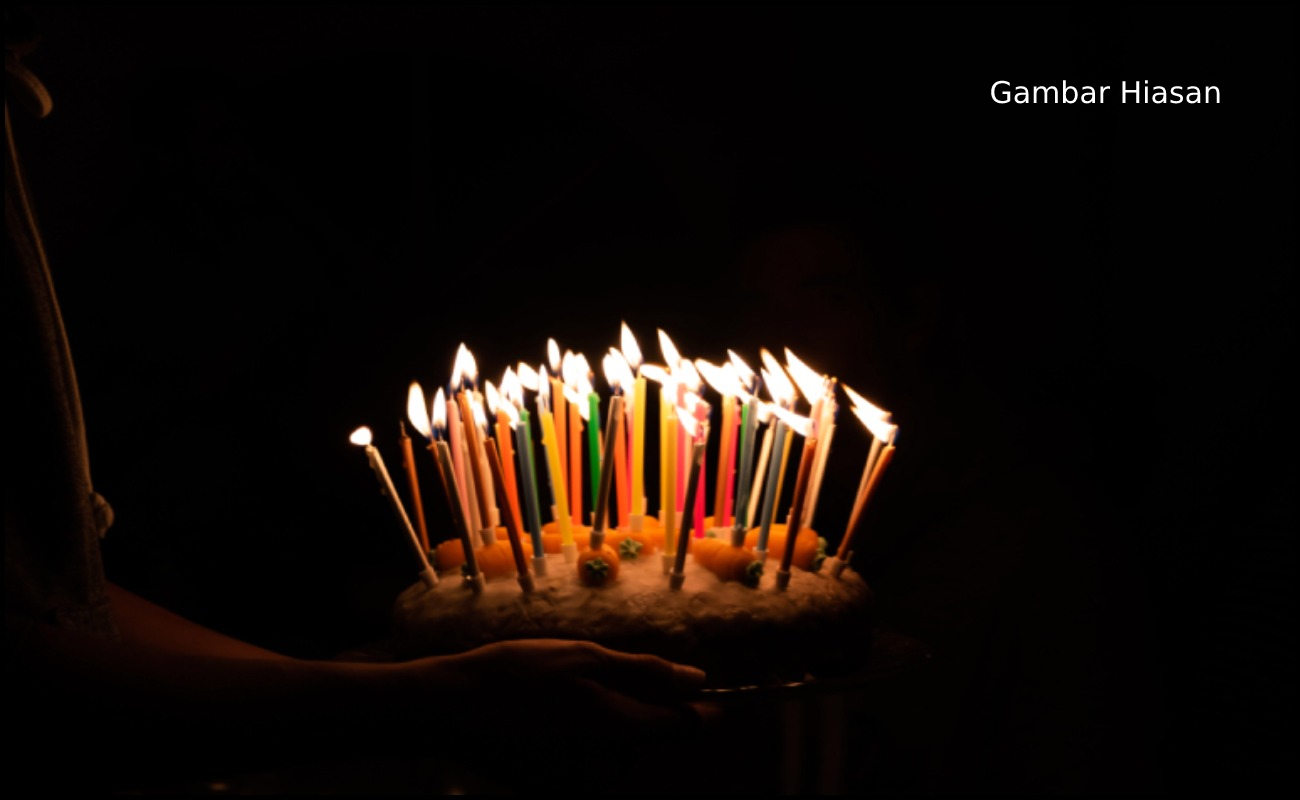 Kecoh! Rambut Terbakar Lepas Tiup Lilin Kek Hari Jadi