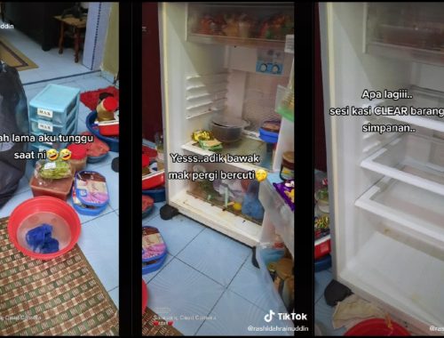 Wanita Lakukan Kerja Pembersihan Ketika Ibu Tiada Di Rumah