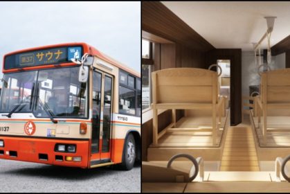 Bas Lama Jadi Pusat Sauna Bergerak, Inovasi Kreatif Rakyat Jepun!