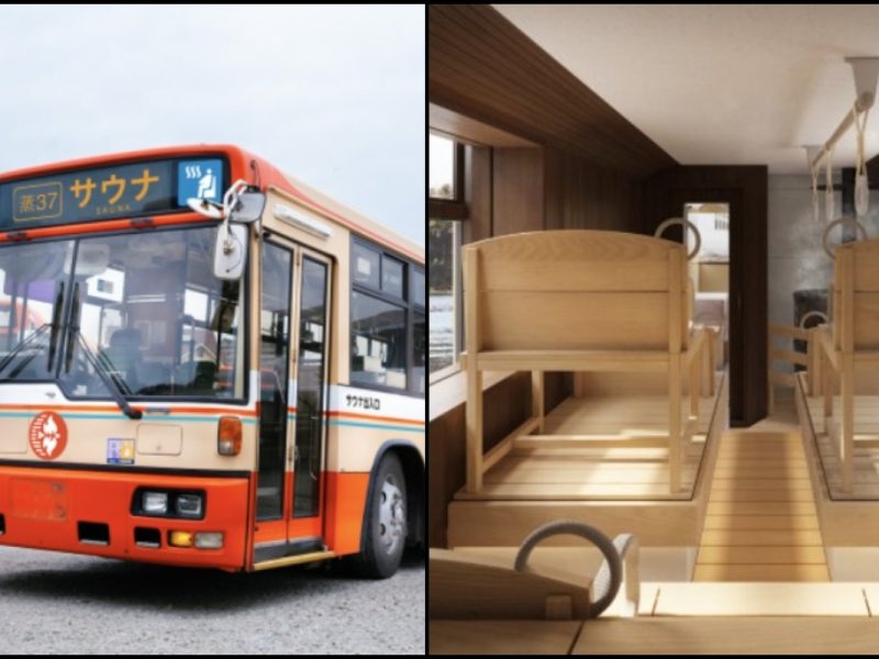 Bas Lama Jadi Pusat Sauna Bergerak, Inovasi Kreatif Rakyat Jepun!