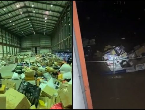 “Hold Dulu Beli Barang Online”, Parcel Habis Tenggelam Kena Tempias Banjir!