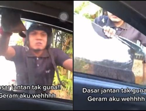 Lelaki Baran Mengamuk, Pecahkan Cermin Kereta Isteri Ditahan!