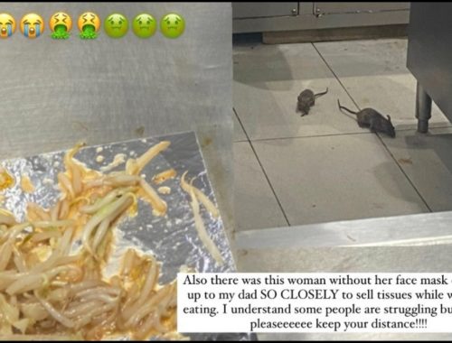 Makan Di Restoran Terkenal, Tiba-Tiba Muncul Dua Ekor Tikus!