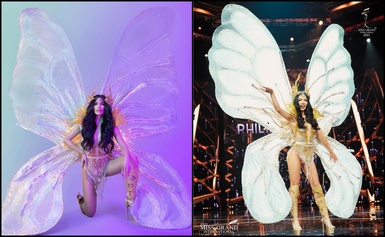 Miss Grand International_ Samantha Panlilio Pukau Penonton Dengan Pakaian Kebangsaan ‘Paruparo’