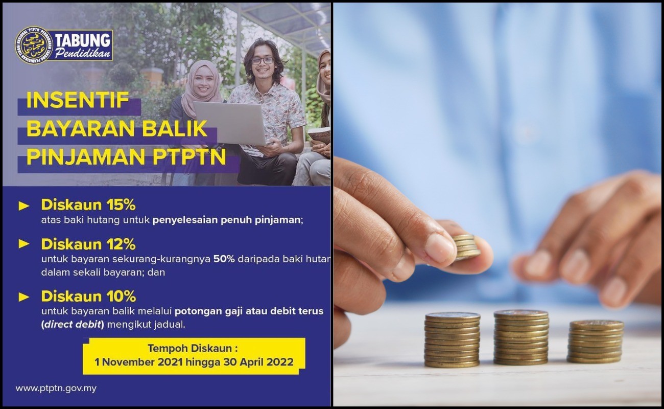 Biar Betul! Diskaun 10% PTPTN Setiap Bulan Melalui Debit Terus