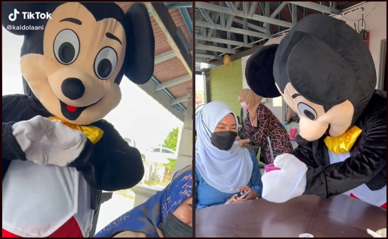 Diganggu Mickey Mouse, Rupanya Insan Istimewa Disebalik Kostum!