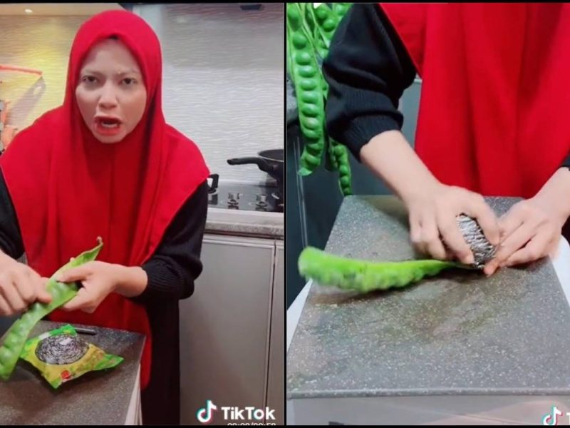 Cara Mudah Kikis Kulit Petai, Tak Perlu Guna Pisau Dah!