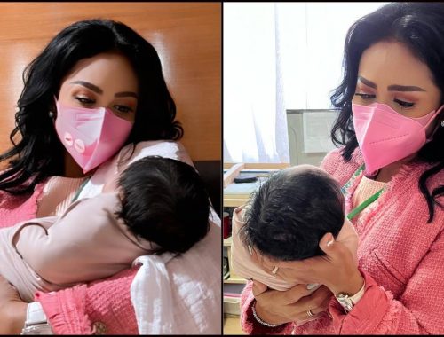 Krisdayanti Kini Bergelar Nenek, Timang Cucu Pertama