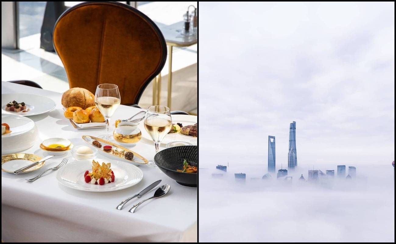 Pengalaman Makan Di Awangan, Restoran Di Shanghai Dinobat Restoran Tertinggi Dunia!