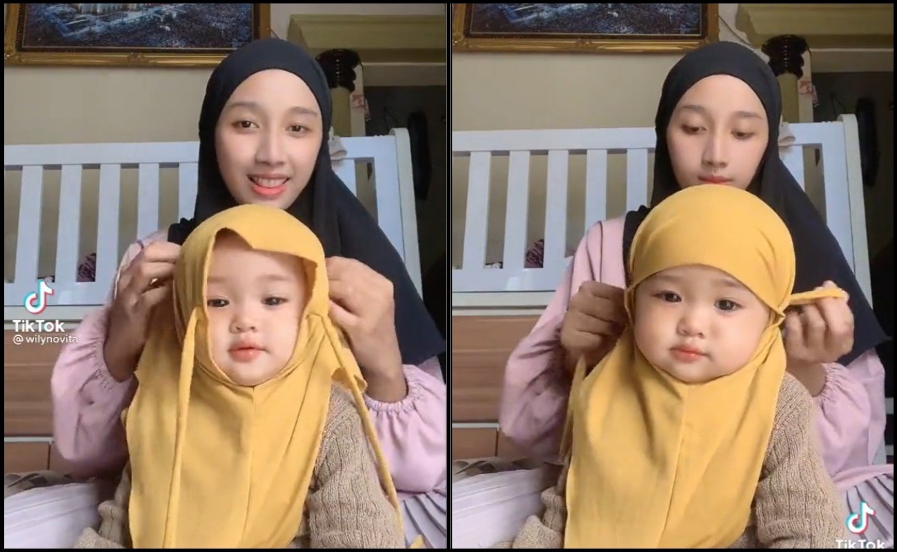 Anak Kecil Dipakaikan Tudung, Tapi Ada Netizen Panas_