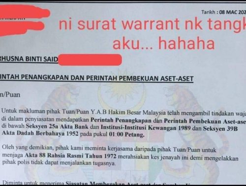 Makin Berani! Hantar Surat Mahkamah Taktik Terbaru Scammer