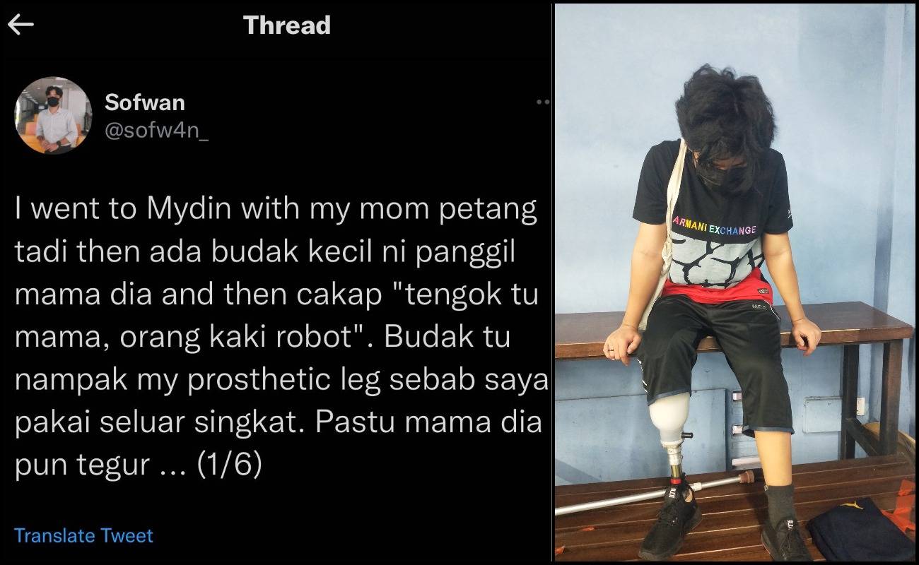 “Tengok Tu Mama, Orang Kaki Robot” Lelaki Terkejut Reaksi Ibu Kanak-Kanak Siap Tunggu Di Parkir!