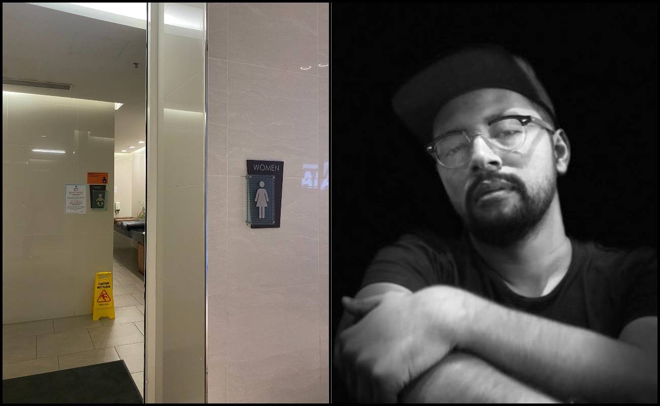 Bilik Tukar Lampin Bayi Di Tandas Wanita, Bapa Terpaksa Redah Masuk Juga!