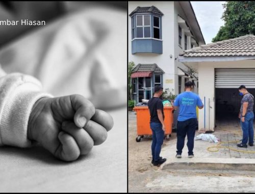 Mayat Bayi Lelaki Ditemui Dalam Tong Sampah