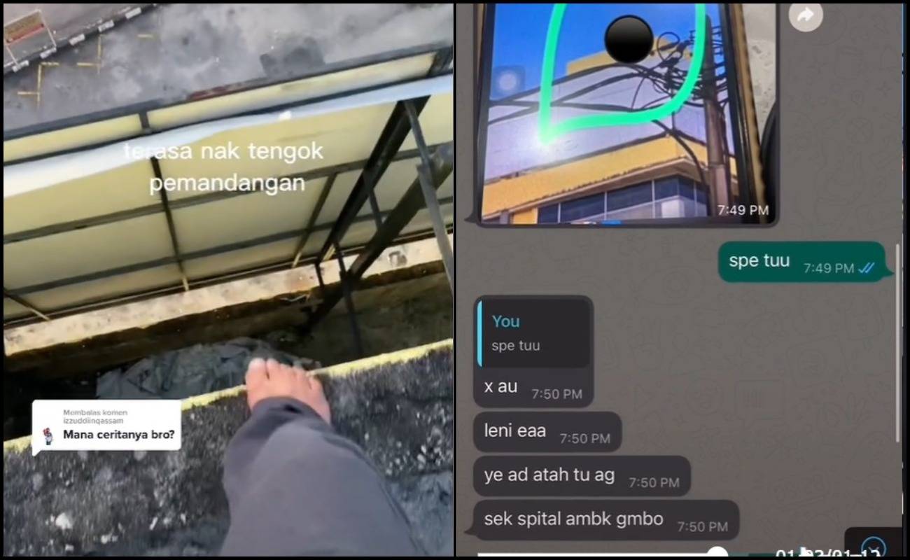 Niat Nak ‘Enjoy’ Pemandangan, Tak Sangka Orang Ramai Salah Faham Nak Bunuh Diri